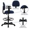 Flash Furniture Contemporary Drafting Chair, 20" L 42-3/4" H, Adjustable Padded, Fabric Seat BT-659-NVY-ARMS-GG - alternate 2